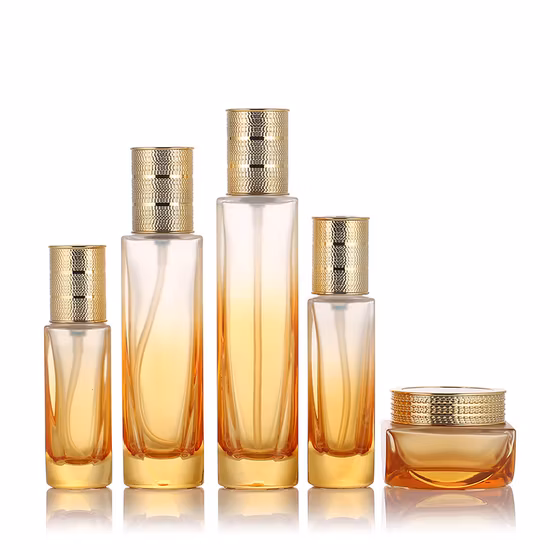 Bouteille cosmétique en gros verre 100 ml Lotion crème Toner crème maquillage produits de soins de la peau Kit bouteille