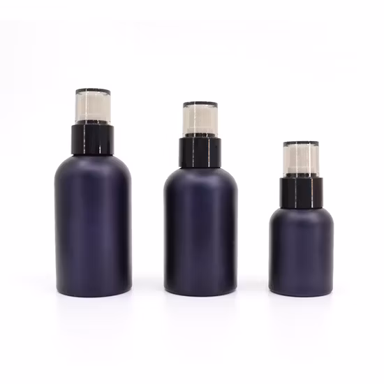 Ensembles de bouteilles cosmétiques d'huile essentielle de crème pour le visage d'emballage de cosmétiques de luxe de 50ml 100ml
