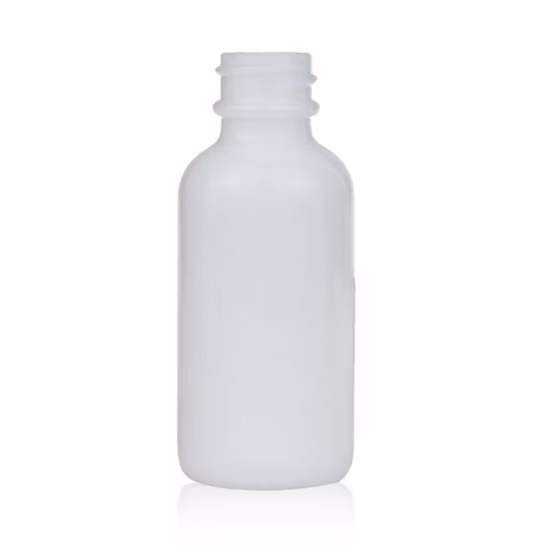Fabricant de haute qualité huile cosmétique Lotion toner paquet 50 ml flacon compte-gouttes en verre de porcelaine blanche avec pipette en verre à capuchon en bambou environnemental